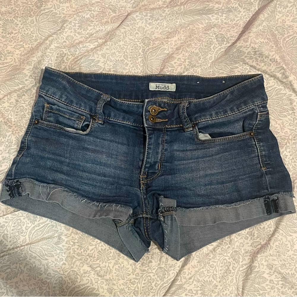 Mudd Denim Mini Shorts, size 5
